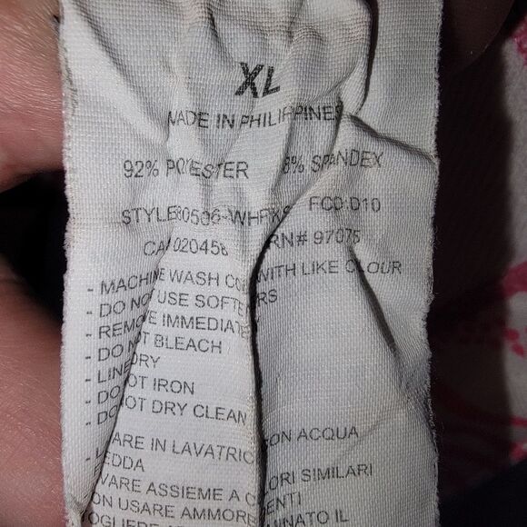 Saucony floral full zip pink floral jacket size XL - Picture 6 of 6